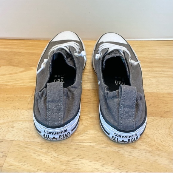 Converse All Star Canvas Low Shoes Size 6 Grey White - Picture 4 of 9